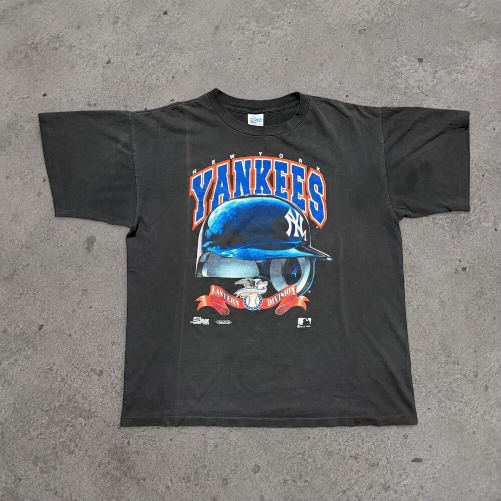 Vintage 1992 New York Yankees T Shirt Size XL Salem Sportswear MLB USA